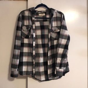 Black, white & pink flannel!